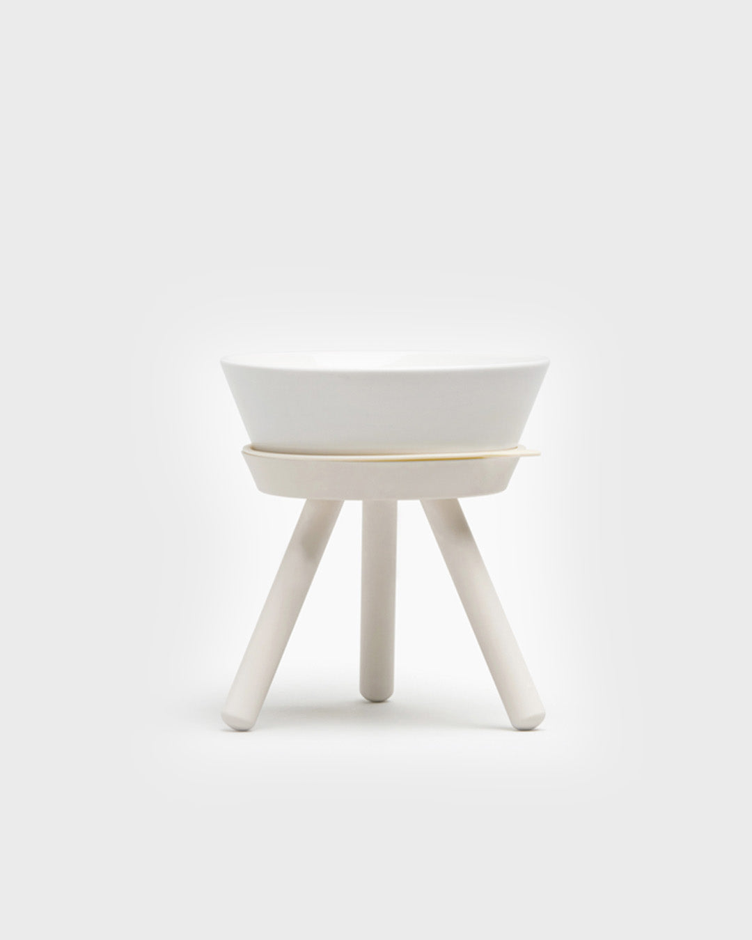 Msdfvs | White Tall Pet Table for Visually Elevated Indoor Feeding Areas