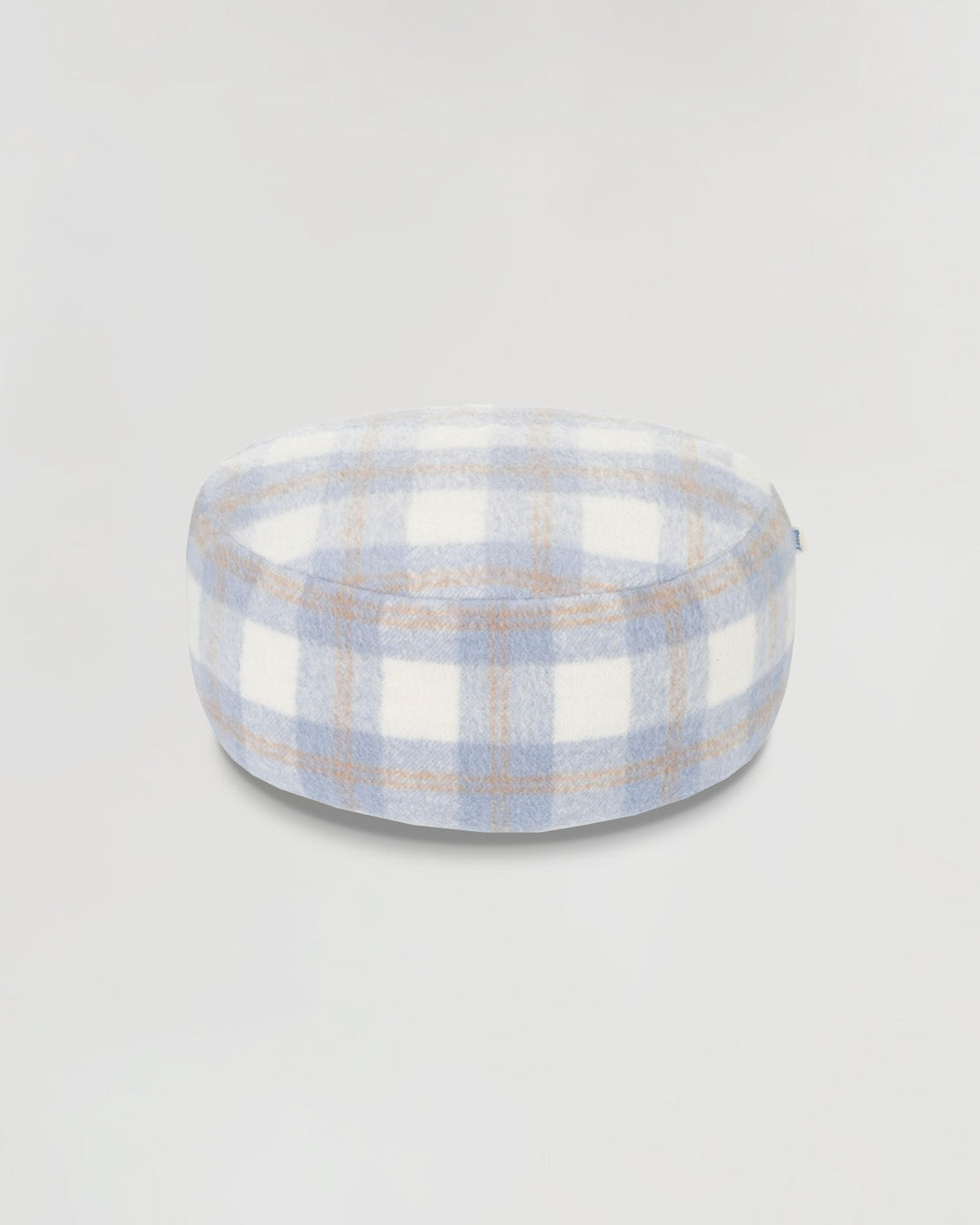Msdfvs | Plaid Pattern Pet Pouf Cushion for Defined Indoor Pet Zones