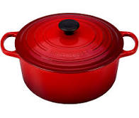 7.25 QT ROUND DUTCH OVEN CERISE