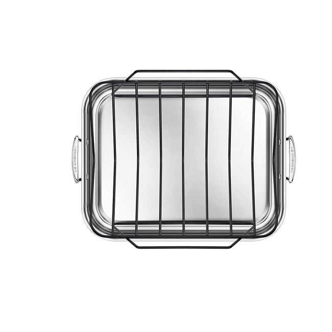 Classic 17 x 14" Stainless Steel Roasting Pan with Rack (Promo)